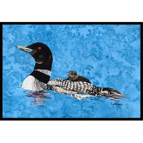 Carolines Treasures Carolines Treasures 8718JMAT 24 x 36 in. Momma And Baby Loon Indoor Or Outdoor Mat 8718JMAT - main